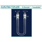 Isolab 065.63.130 Kurutma Tüpü U Şekilli Musluklu Çap 13 mm Dişi:ns 14/23 130 mm 1 Adet