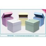 Isolab 078.20.050W Tüp Kutusu Karton 50 ml Tüpler Için Geçme Kapaklı Beyaz 1 Adet