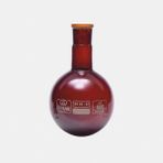 Isolab Balon - Amber - Cam - Şilifli Boyun - Dibi Yuvarlak 50 ml (1 Paket 1 Adet) - Ns 29/32