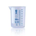 ISOLAB Isolab 1000ml Ölçü Kabı Beher Mavi Skala