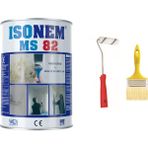 İsonem Ms 82 Beyaz Epoksi Rulo ile Nem Rutubet Boyası 5 kg İç Mekan Kullanımı için Özel Formül
