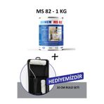 Isonem MS 82 Nem Boyası 1 kg - Beyaz (10 cm Rulo Seti Hediyeli)