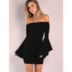 Ispanyol Kol Elbise - 001-Renkli - XS