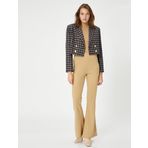 İspanyol Paça Tayt Yüksek Bel
