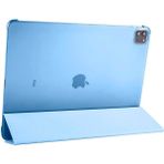 Israh Apple Ipad Pro 12.9 Inç 5. ve 6.nesil 2021/2022 Için Uyumlu Tablet Kılıfı Smart Cover Standlı 1-1 - Mavi