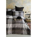 İssimo Home Issimo Dunloe Black Dijital Pamuk Saten Nevresim Takımı Çift Kişilik - Siyah - 200 x 220 cm