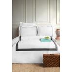 İssimo Home Issimo Malones 300 Tc Saten Nevresim Takımı Beyaz King Size - 200 x 220 cm