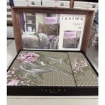 Issimo Home Ranforce Çift Kişilik Nevresim Takımı - Yeşil - 200 x 220 cm