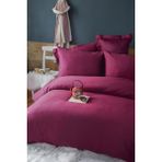 Issimo Home Simply Bordo Saten Nevresim Takımı Aile Seti - 160 x 220 cm - Pembe