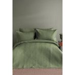 İssimo Home Simply Forest Green 210 Tc (83 Tel) Pamuk Saten Nevresim Takımı Tek Kişilik - Yeşil - 160 x 220 cm
