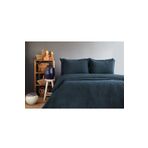 Issimo Savanna 240x260 cm Yıkanmış %100 Pamuk Poplin Lacivert Yatak Örtüsü