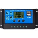 İstabreeze 10 Amper Solar Şarj Kontrol Regülatörü USB 12V/24V Şarj Kontrol Cihazı
