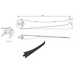 İstaBreeze Whisper Sessiz Siyah Ø1,25m 60 cm Kanat Seti