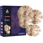İstanbul Agop XIST Zil Seti 4 Parça Naturel Cymbal Set 14hh+16cr+18cr+20ride+çanta