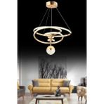 Istanbul Avize Gold Cherry Beyaz Power Ledli Modern LED Avize - Altın - Seçenek 1