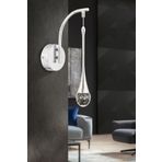 İstanbul Avize İstanbul Avize Aplik Mercure Tekli Gümüş Ledli 3 Renk Modern Led Aplik