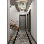 İstanbul Avize Plafonyer Eskitme K-10 Kristal Taşlı Avize