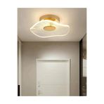İstanbul Avize Şapka Plafonyer Tavan Gold Tekli Avize 3 Renk Ledli Modern Led Aydınlatma