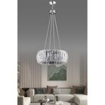 İstanbul Avize Venüs Gümüş 40 cm Kristal Taşlı Avize