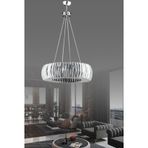 İstanbul Avize Venüs Gümüş 50 Cm Kristal Taşlı Avize