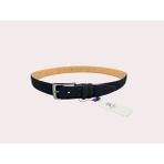 İstanbul Belt Erkek Hakiki Süet Deri Kemer – 3.5 CM – Gümüş Ton Tokalı, Dayanıklı, Şık & Gerçek Deriden Kemer - 125 cm - Siyah