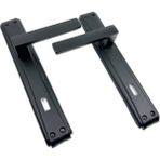 İstanbul Door Handles Lama Aynalı Kapı Kolu Mat Siyah (Oda)