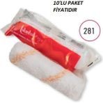 İstanbul Fırça 10 cm Polyemid Parmak Rulo Yedeği 10'lu Paket