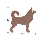 İstanbul Hobi 5748679 18 mm H67 Ahşap Köpek