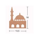 İstanbul Hobi 5753397 18 mm H155 Ahşap Camii