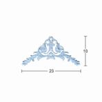 İstanbul Hobi 5798105 N:EA07 23x10 cm Esnek Aplik