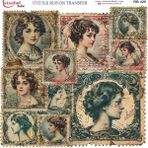 İstanbul Hobi Ütü ile Rub On Transfer Kağıdı 30X30CM RB-425 - Karışık