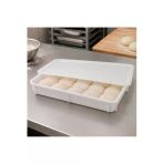 İstanbul Horeca 60X40 Cm Profesyonel Pizza Hamur Tepsisi | Kapaklı | 7.5 Cm Yükseklik | Pp Gıda Uyumlu Hamur Teknesi