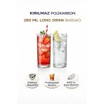 İstanbul Horeca Polikarbon Kırılmaz 280 Ml Long Drink Bardağı Cam Görünümlü Şık Tasarım