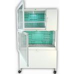 Istanbul Kafes - Model M02DYS - PVC KUŞ DOLABI – DOLAP KAFES – PVC KAFES – SALMA KAFES - Muhabbet Salmalı Kafes (Kurulu Montajlı Gönderim)
