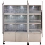 İstanbul Kafes - Model M09D PVC DOLAP - PVC KAFES - PVC SALMA KAFES (Kurulu Montajlı Gönderim)