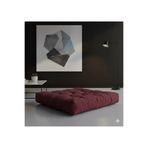 İstanbul kumaş Dekoratif Kadifemsi Kumaş Yer & Palet Minderi 60x60x10 (GÖRSELDEKİ ÜRÜN)-BORDO