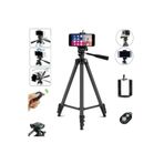 İstanbul Teknoloji Profesyonel 106 Cm 3120 Tripod Bluetooth Telefon & Fotoğraf Makinesi Tripodu Metal Tripod Kumandalı
