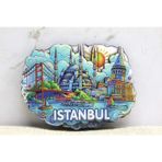 İstanbul Temalı Ahşap Magnet