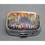 İstanbul Temalı İlaç Kutusu Anahtarlık Alk4371 Mirkh002k-Alk4371