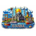 İstanbul Temalı Silikon Buzdolapı Süsü Magnet Alk5375