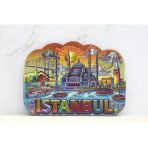 İstanbul Temalı Silikon Buzdolapı Süsü Magnet Alk5376