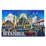 İstanbul Temalı Silikon Buzdolapı Süsü Magnet Alk5379