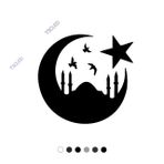 İstanbul ve Ay Yıldız Sticker Etiket Çıkarma 20cm