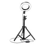 İstatek Youtuber LED Tripod Video Selfie Stüdyo Makyaj Işığı 10" Halka Işık