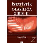 İstatistik ve Olasılığa Giriş - 2 - Nezir Köse