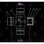 İstavroz Mafsal Şaft L-200 06 4X2 / 4X4 101Mm X 30Mm İçten Se