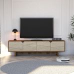 Istemi Ud-Traverten Tv Ünitesi - 180 cm Modern Tasarım, Ekonomik Tv Ünitesi, Kulpsuz