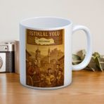 Istiklal Yolu Kastamonu Temalı Hediyelik Baskılı Kupa - Beyaz - 300 ml