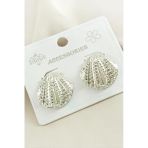 İstiridye Metal Küpe