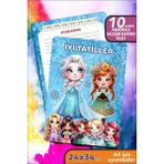 İstisna 10 Prenses Temalı A4 Anaokulu Karne Kılıfı 350 gr 24x34 99 Sayfa ve Altı Renkli Tasarım